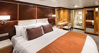 2 Bedroom Grand Suite (Sky Class) 2 bedroom suite on Royal Caribbean - Interior view with accommodations for families