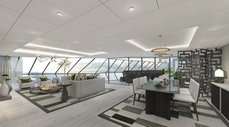 Iconic Suite 2 bedroom suite on Celebrity Cruises - View 2 showing bedroom